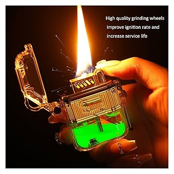 Amazon.com: Quicksand Luminous Lighter Retro Kerosene